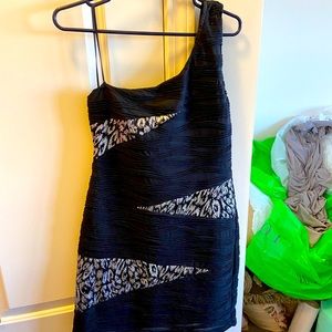 Black One Shoulder Dress